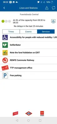 Metro de Madrid Official android App screenshot 3